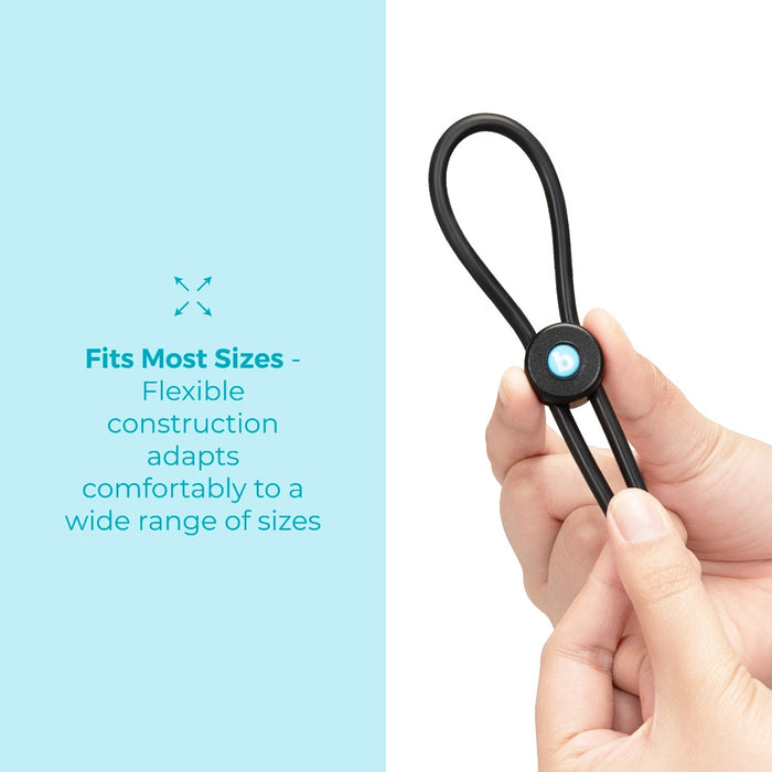 b-Vibe Lasso Grip Fully Adjustable Silicone C-Ring