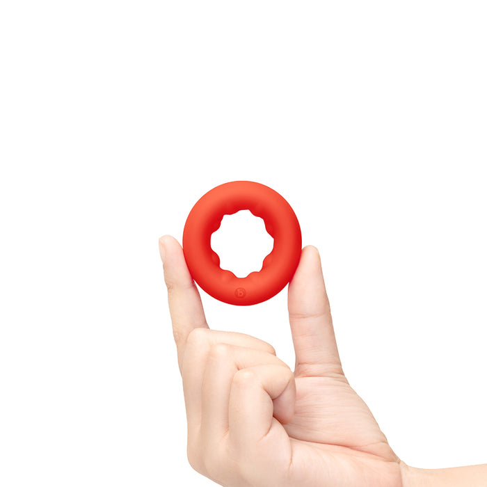 b-Vibe Flex Ring Grip Ultra Soft Silicone C-Ring Red