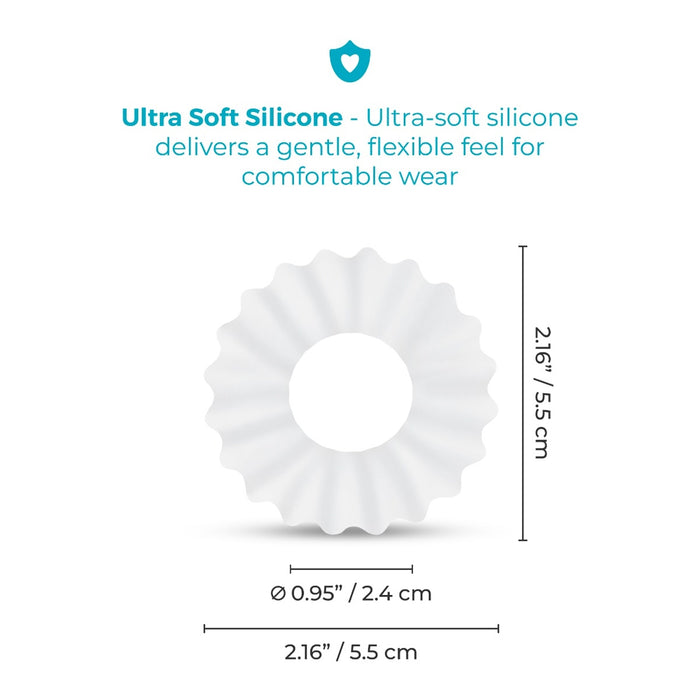 b-Vibe Flex Ring Ripple Ultra Soft Silicone C-Ring