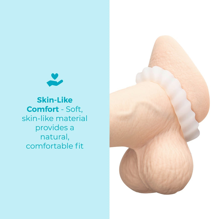 b-Vibe Flex Ring Ripple Ultra Soft Silicone C-Ring