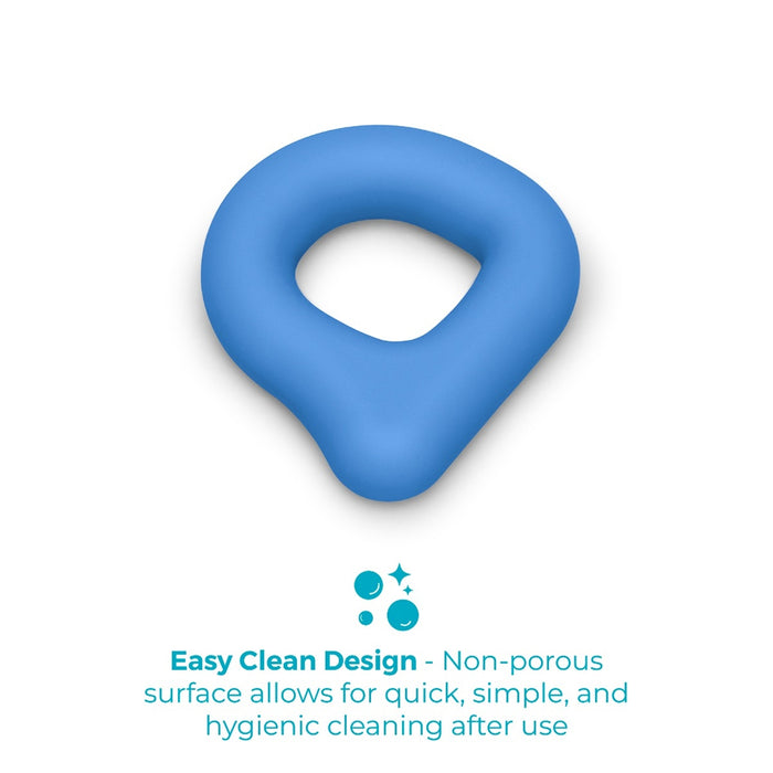 b-Vibe Flex Ring Drip Silicone C-Ring Blue