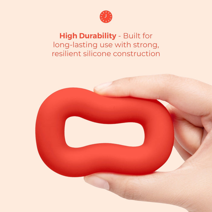 b-Vibe Flex Ring Bulk Silicone C-Ring Red