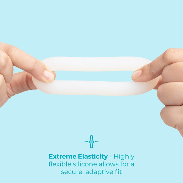b-Vibe Flex Ring Loop Silicone C-Ring Clear