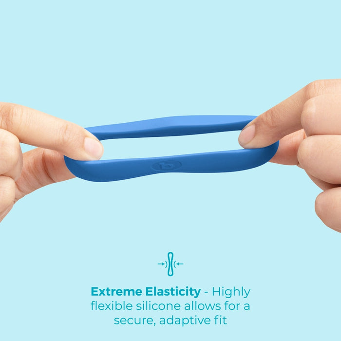 b-Vibe Flex Ring Delta Silicone C-Ring Blue
