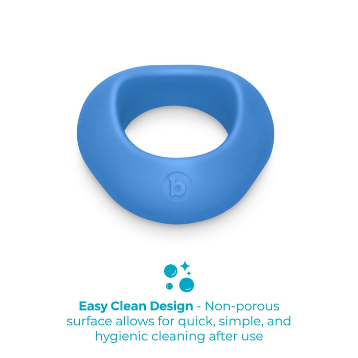 b-Vibe Flex Ring Delta Silicone C-Ring Blue