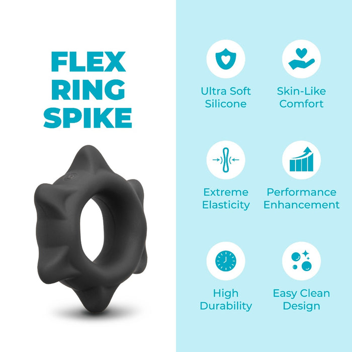 b-Vibe Flex Ring Spike Silicone C-Ring