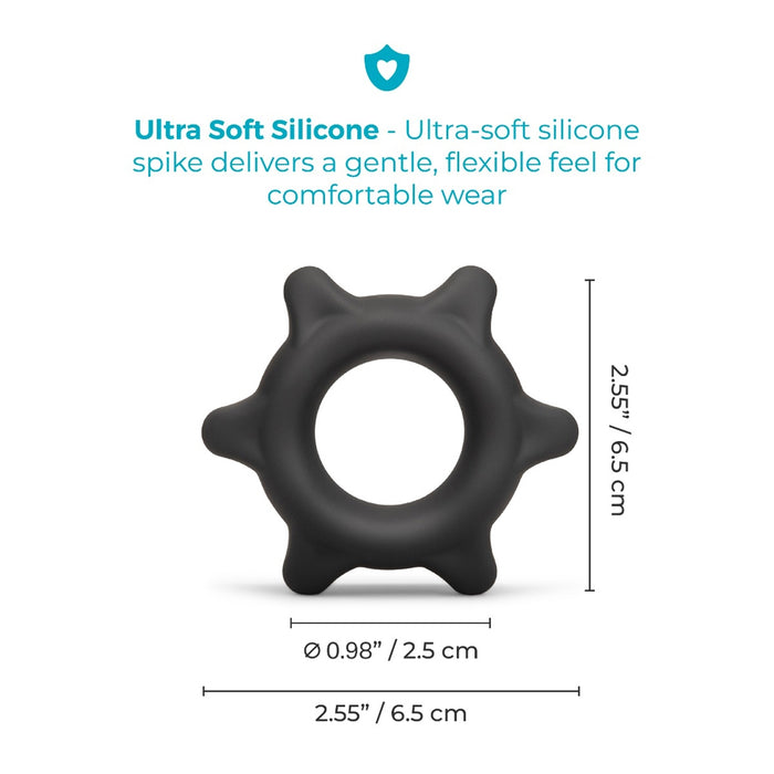 b-Vibe Flex Ring Spike Silicone C-Ring