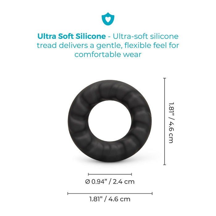 b-Vibe Flex Ring Tread Silicone C-Ring