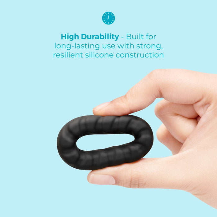 b-Vibe Flex Ring Tread Silicone C-Ring