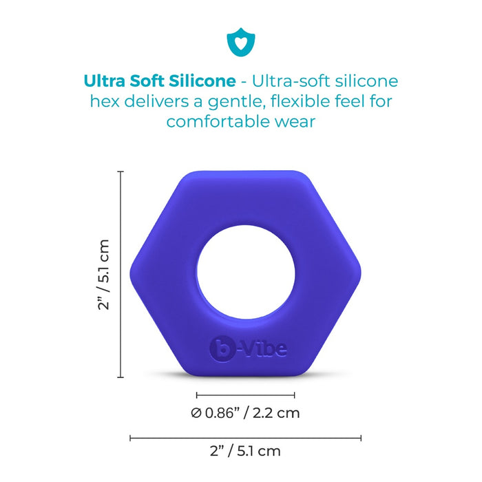 b-Vibe Flex Ring Hex Silicone C-Ring