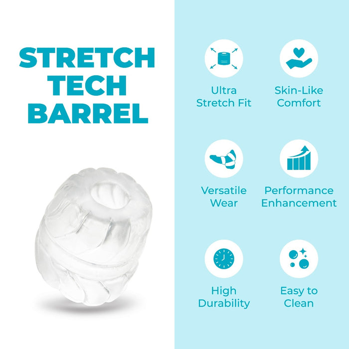 b-Vibe Stretch-Tech Barrel Ultra Stretchy C-Ring