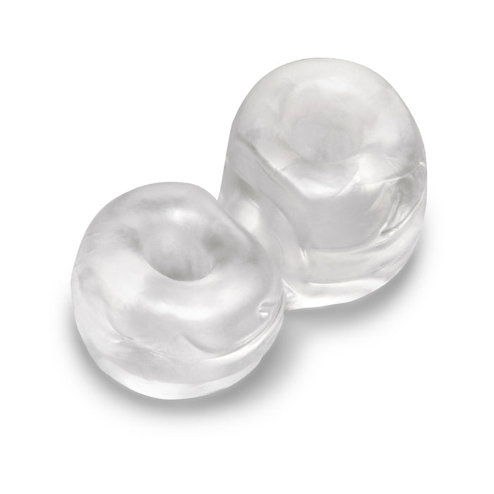 b-Vibe Strech-Tech Double Barrel Ultra Stretchy C-Ring & Ball Stretcher