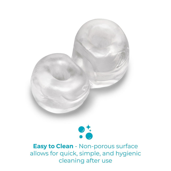 b-Vibe Strech-Tech Double Barrel Ultra Stretchy C-Ring & Ball Stretcher