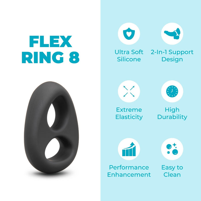 b-Vibe Flex Ring Eight Silicone C-Ring