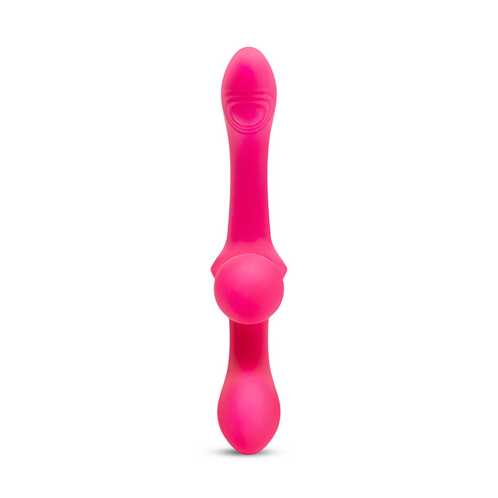 Together Toy Double Tap Double-Ended Vibrating Strapless Strap-On