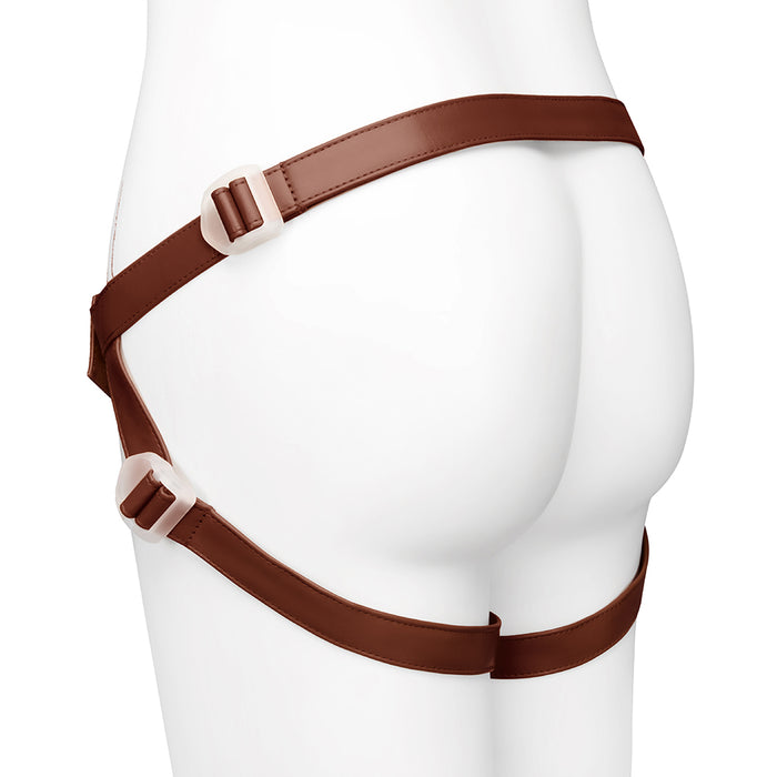 Together Toy NudeFit FlexCurv Strap-On Harness Dark
