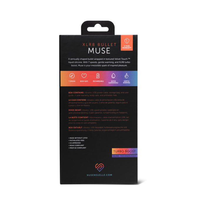 Nu Sensuelle Muse XLR8 Bullet with Heat Pink