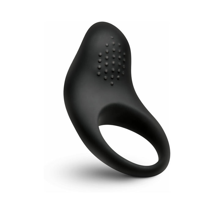 BANG! Vibrating Silicone Cock Ring Black