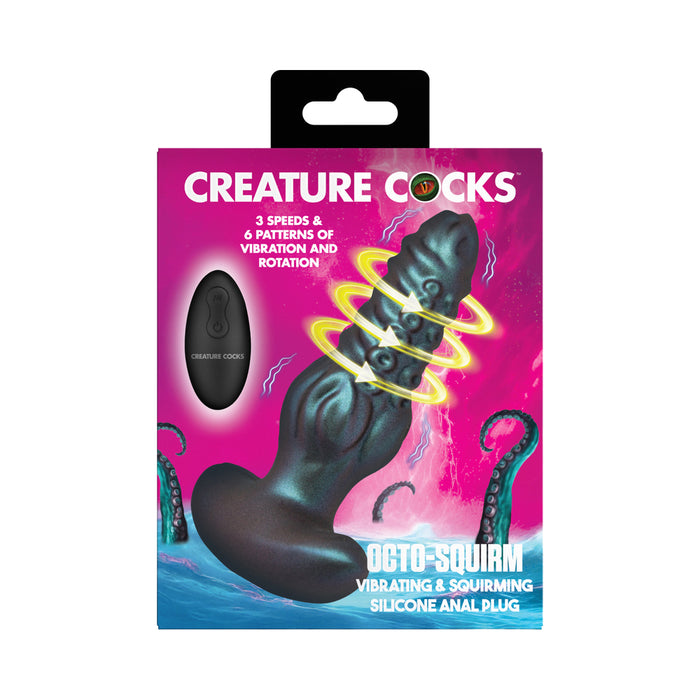 Creature Cocks Octo-Squirm Vibrating & Squirming Silicone Anal Plug