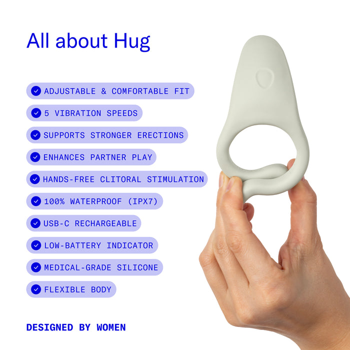 Dame Hug Vibrating Couples Ring Fog