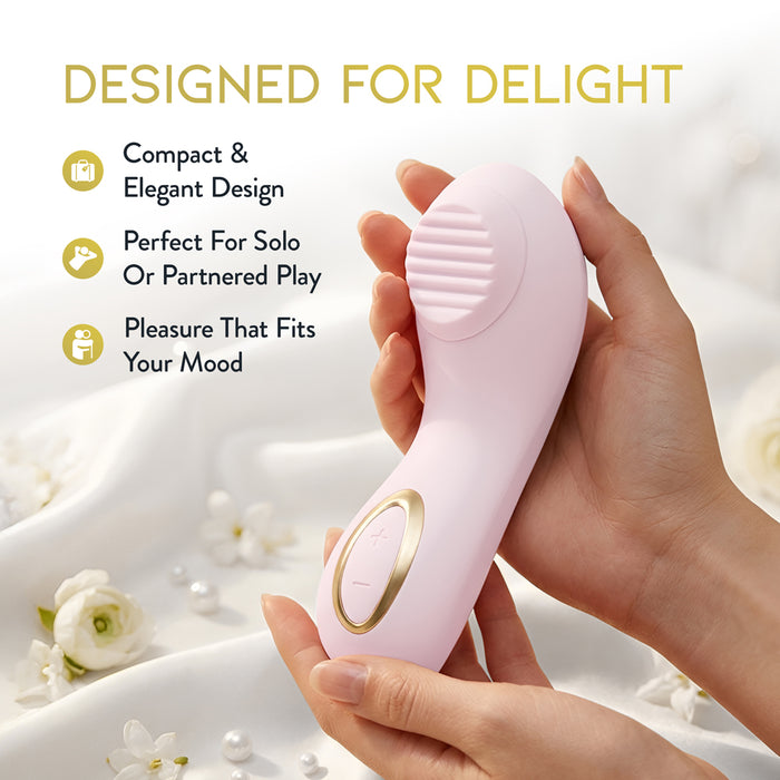 Delice Dahlia Stimulating Personal Massager Pink