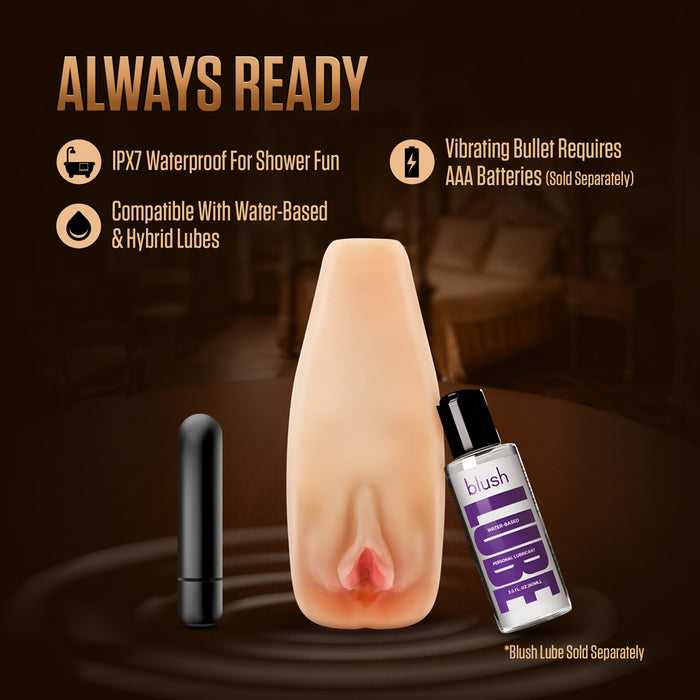 EnLust Sabrina Male Masturbator with Bullet Vibrator