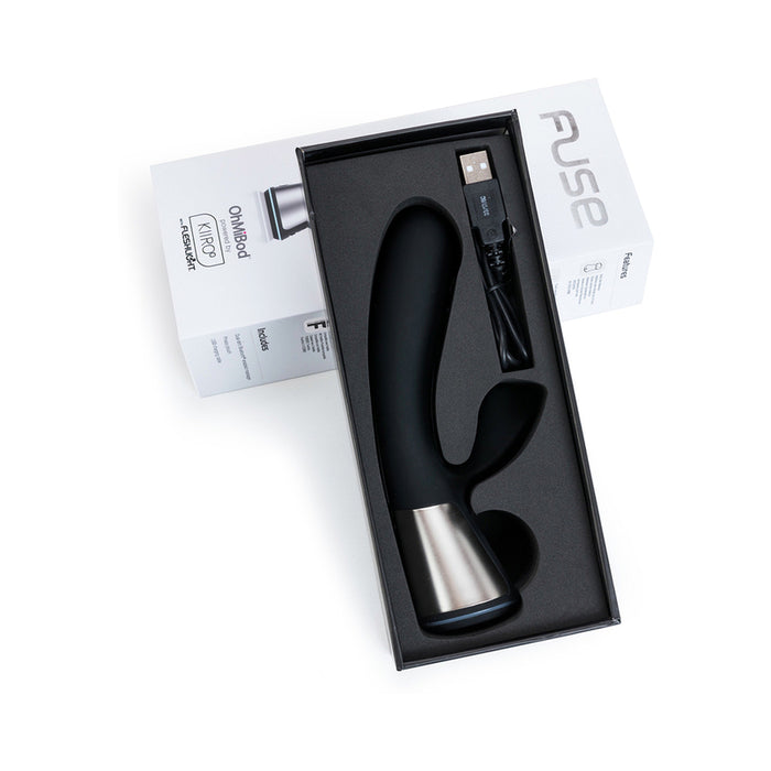 OhMiBod Fuse Interactive Dual Stimuator Black