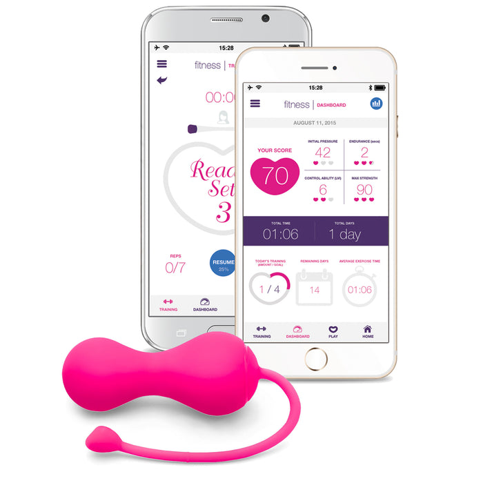 OhMiBod LoveLife Krush Smart Kegel Fitness Pink