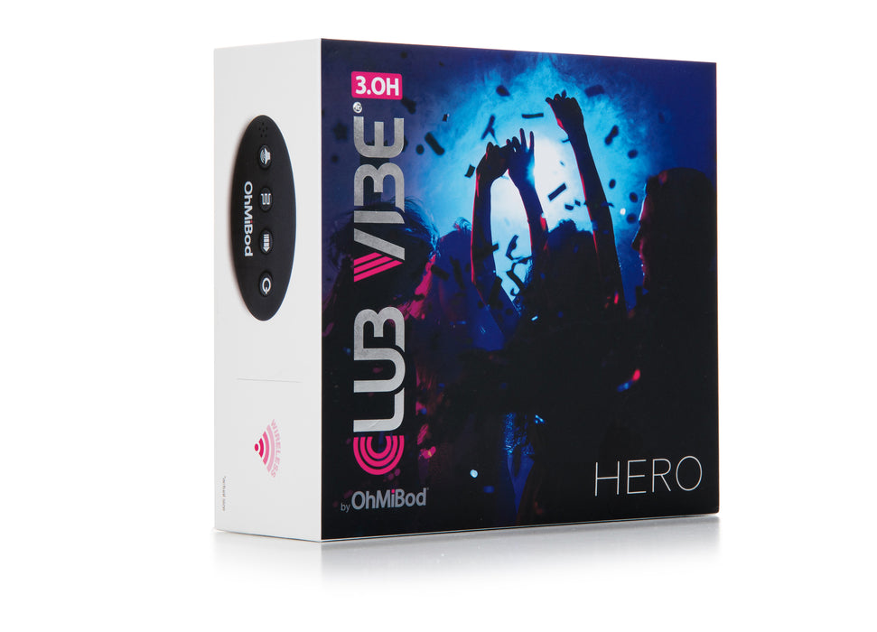 OhMiBod Club Vibe 3.0H Hero Plug Black