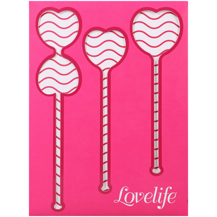 OhMiBod LoveLife Flex Kegel Exerciser 3-Piece Set Pink