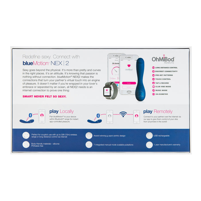 OhMiBod blueMotion NEX2 G-Spot Vibrator (2nd Gen)