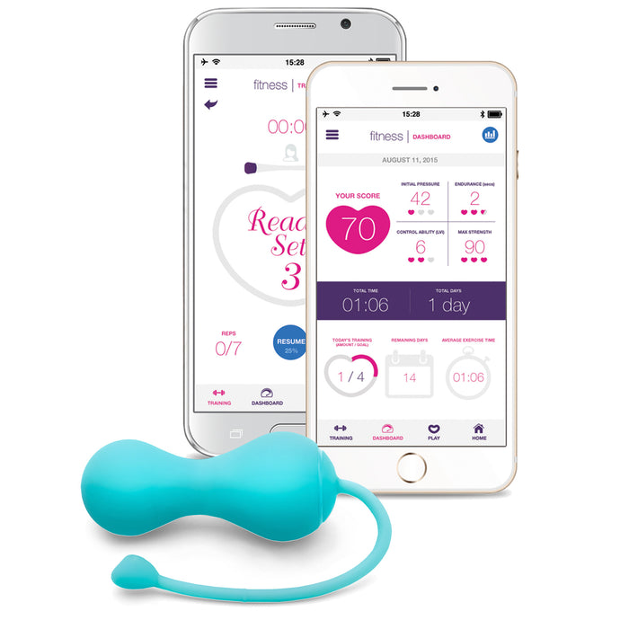 OhMiBod LoveLife Krush Smart Kegel Fitness Turquoise