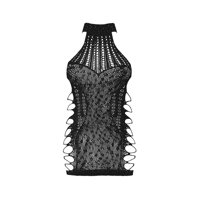 Magic Silk Seamless Dress Black O/S