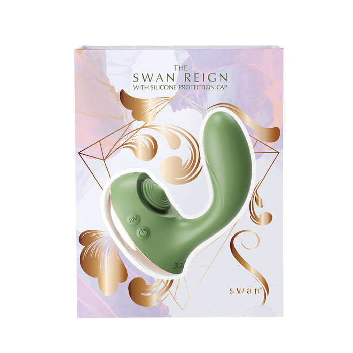 Swan Reign Dual Stimulator Green