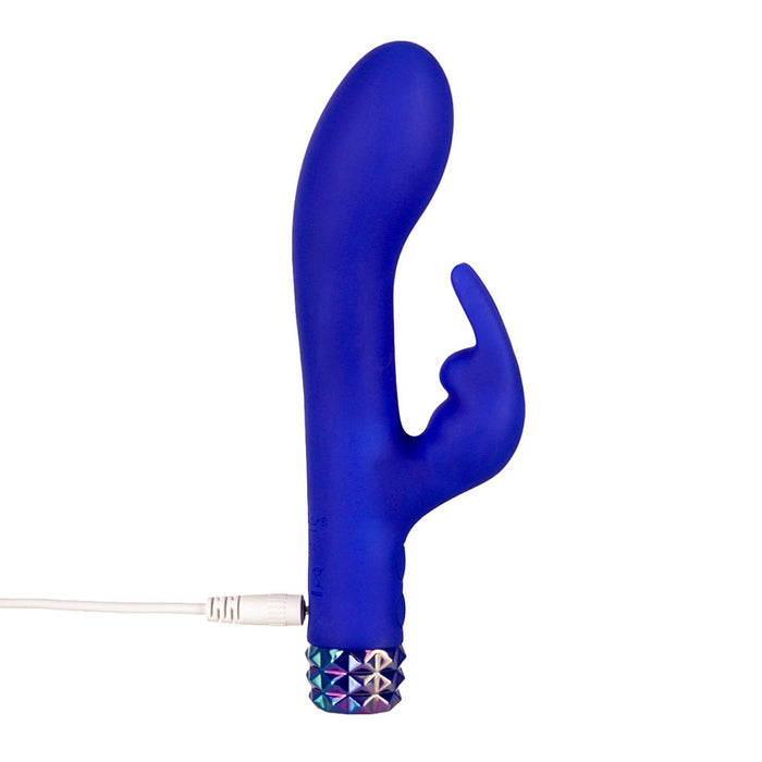 M'Lady Bunny Vibrator 6 in. Blue