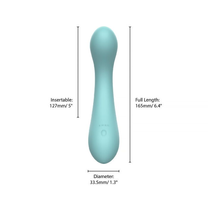 Swan The Swan Curve 6.5 in. Teal