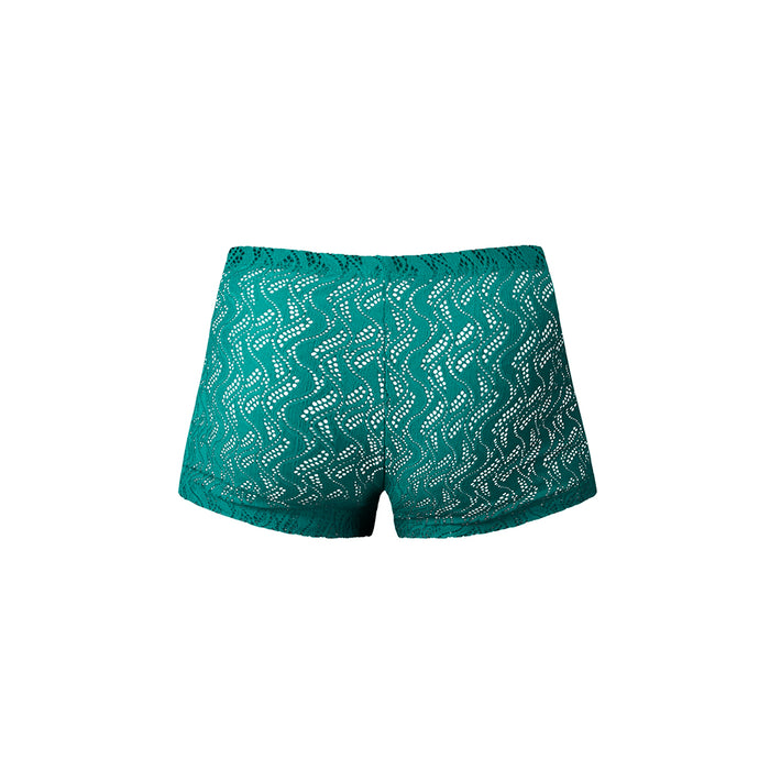 Male Power Ripple Pouch Short Teal L
