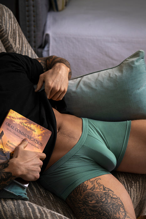 Male Power Eco Cozy Pouch Short Green S