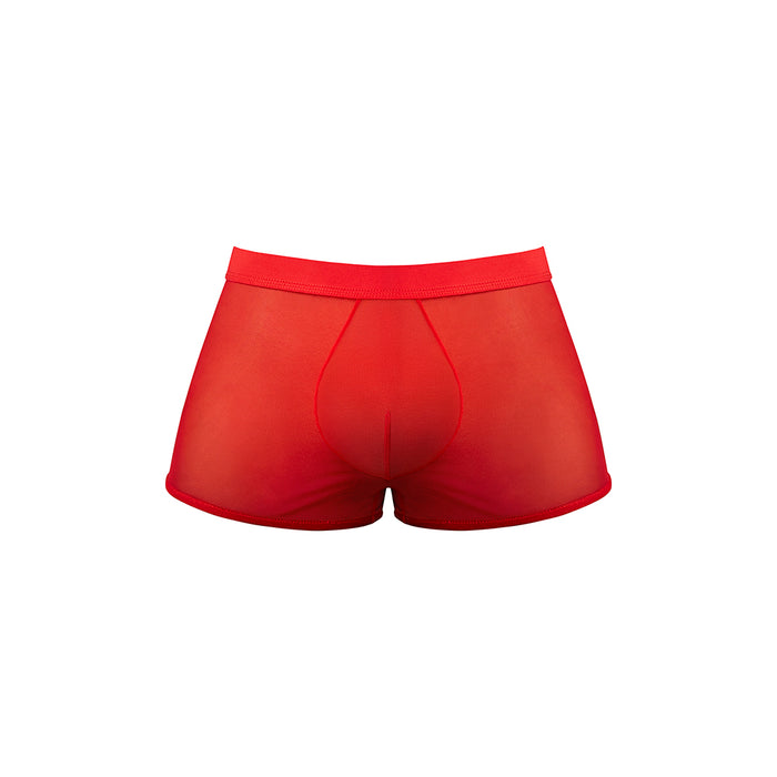 Male Power Mesh 2.0 Mini Short Red L