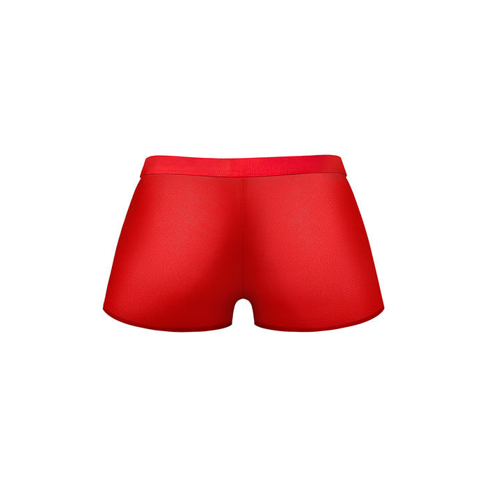 Male Power Mesh 2.0 Mini Short Red L