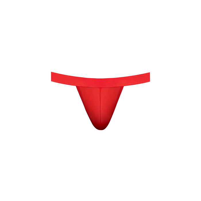 Male Power Mesh 2.0 Strappy Ring Jock Red L/XL