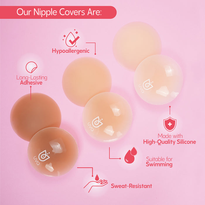 UVA Circular Nipple Covers Cocoa
