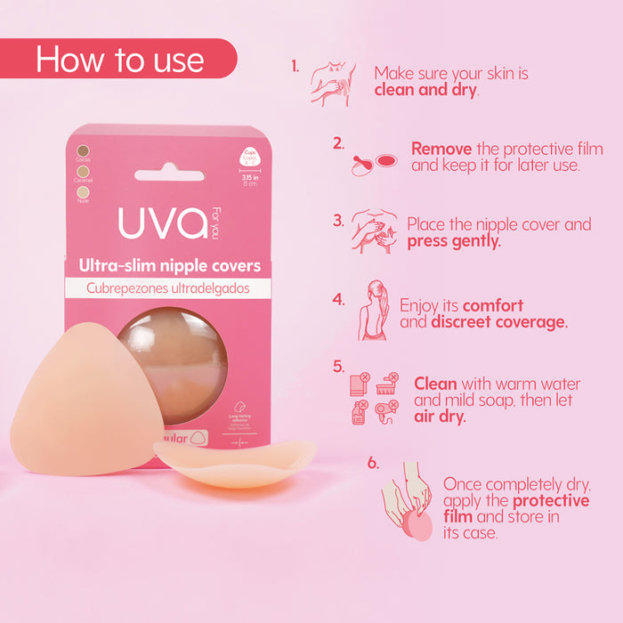 UVA Triangular Nipple Covers Caramel
