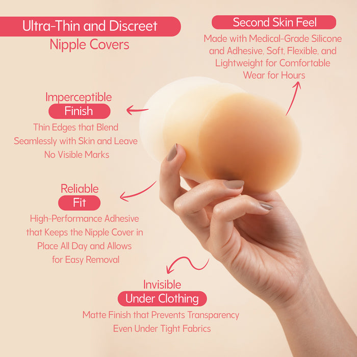 UVA Circular Nipple Covers Caramel