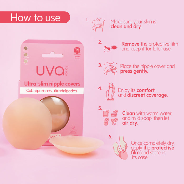 UVA Circular Nipple Covers Caramel