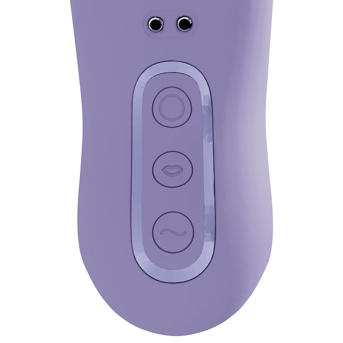 VIVE Dolce Callalily G-Spot Tapping with Tongue Stimulator & Breast/Vulva Pump