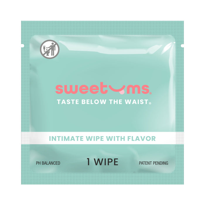 Sweetums Intimate Wipes Sweet Mint Flavor 10-Pack