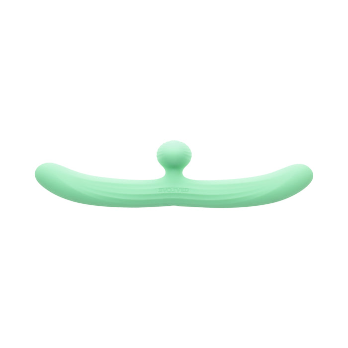 Evolved Meet Me Halfway Double Ended Vibrator Green