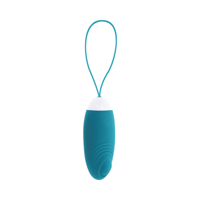 Evolved The Active Egg Remote Tapping Vibrating Textured Egg Teal
