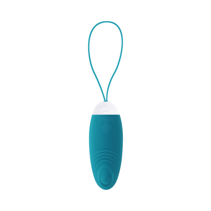 Evolved The Active Egg Remote Tapping Vibrating Textured Egg Teal
